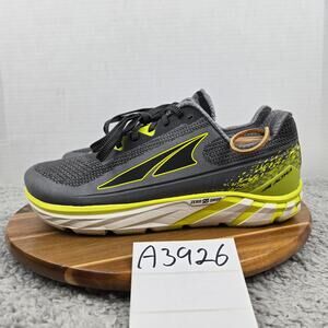 Altra Mens 10 Torin 4 Gray Lime Athletic Daily Performance Gym Road Running Shoe